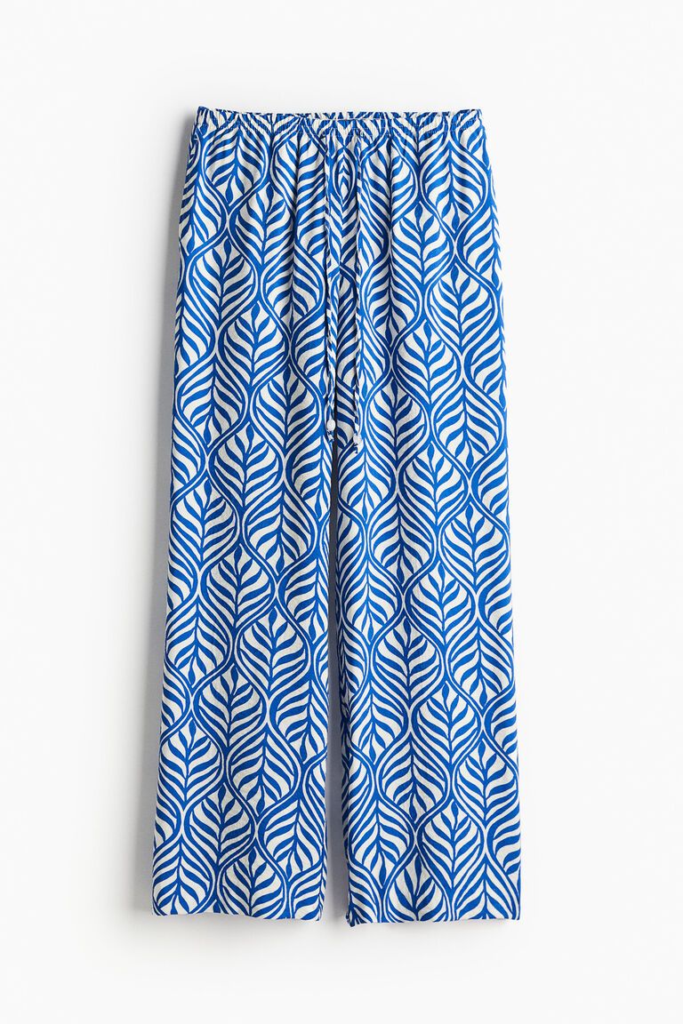 Wide pull-on trousers