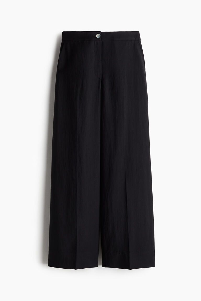 Wide tailored trousers