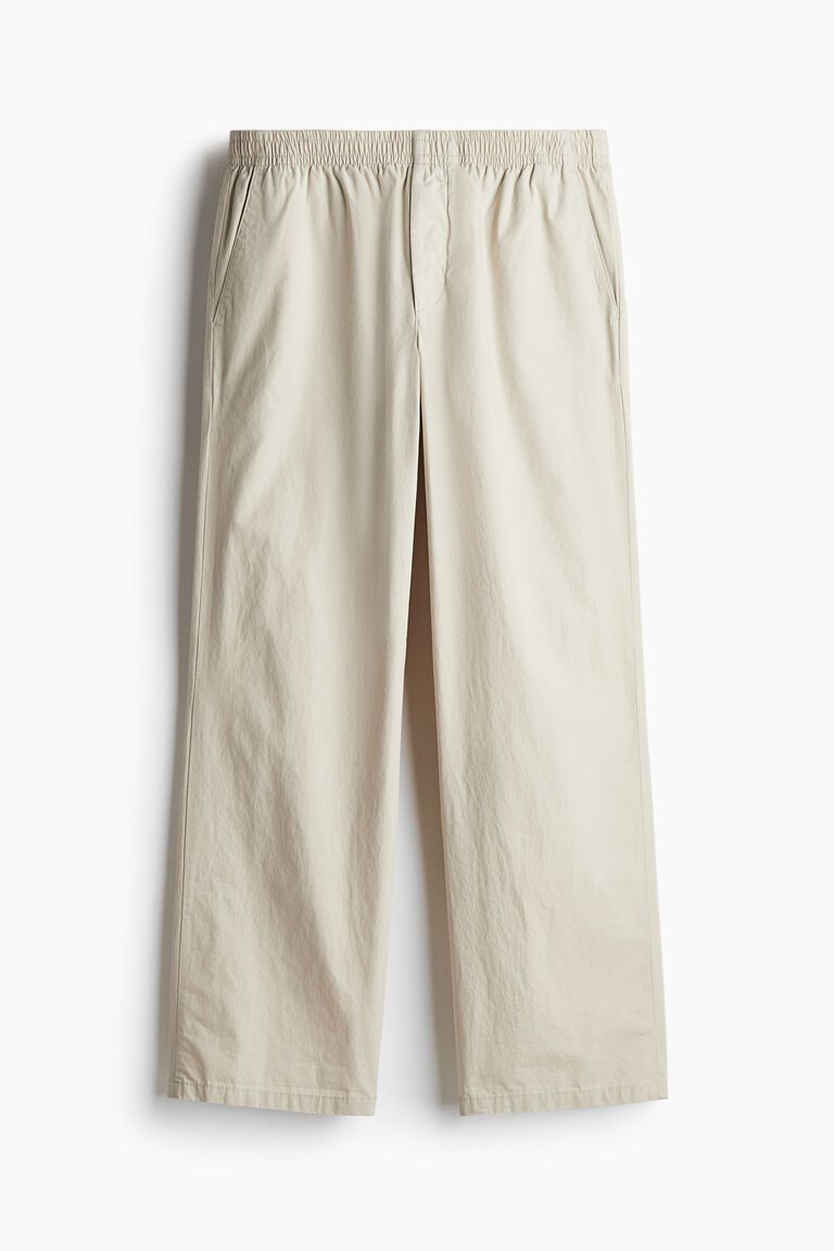 Relaxed Fit Poplin trousers