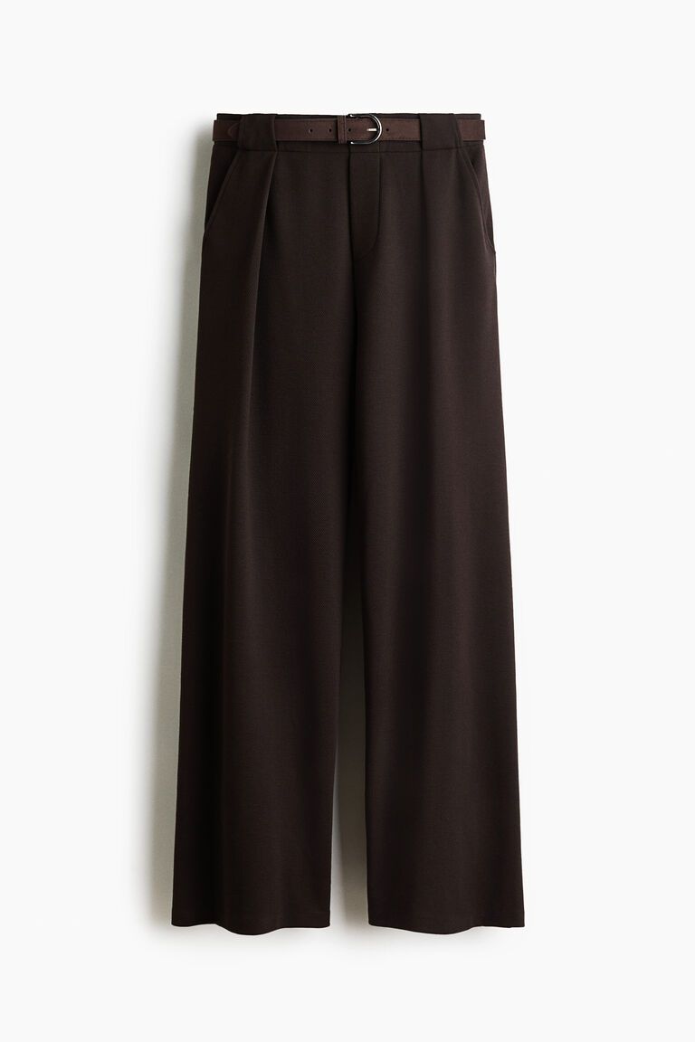 Belted Ponte di Roma trousers