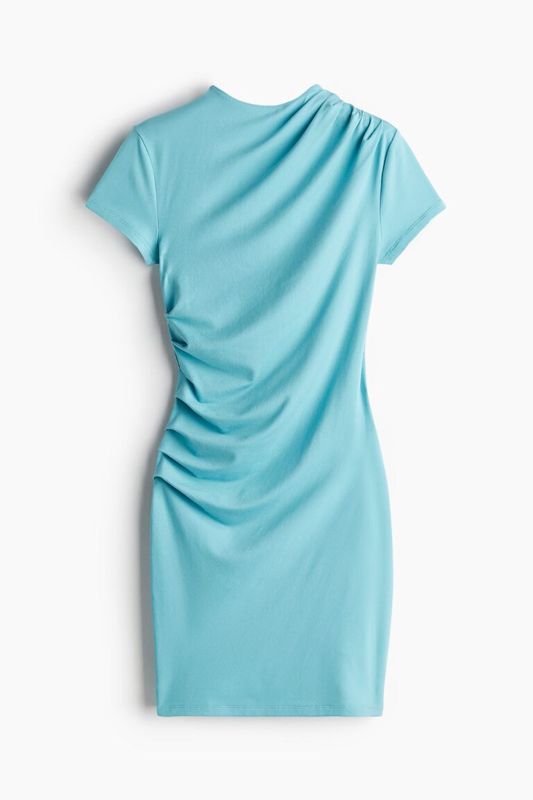 Draped bodycon dress