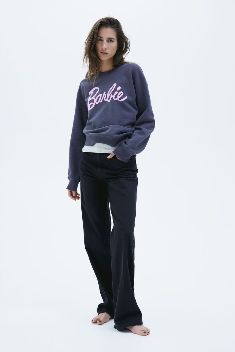 Motif-detail sweatshirt