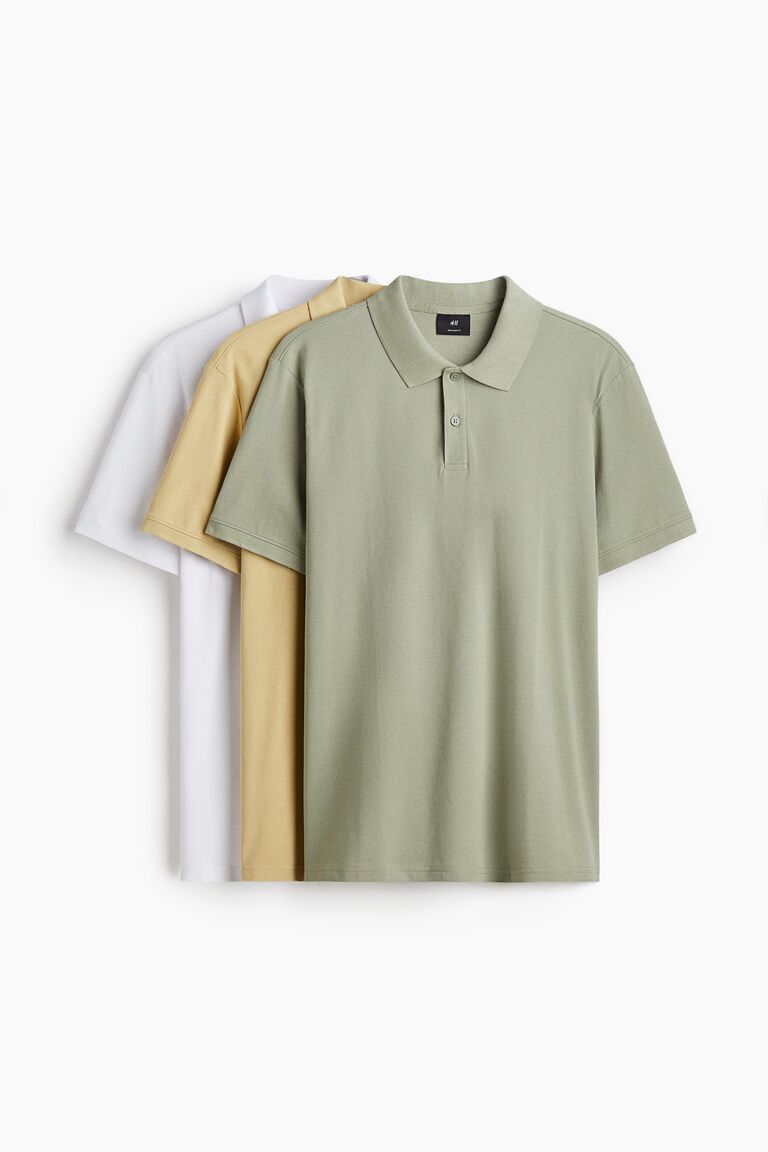 3-pack Regular Fit polo shirts