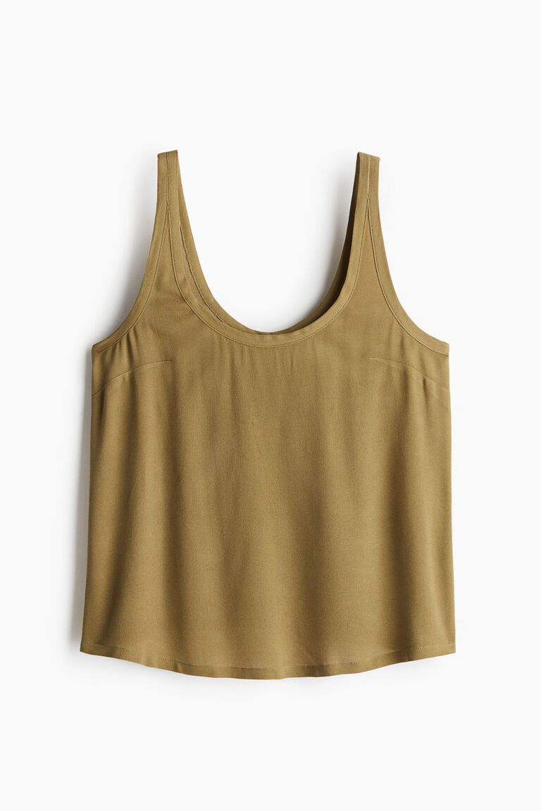 Crêpe vest top