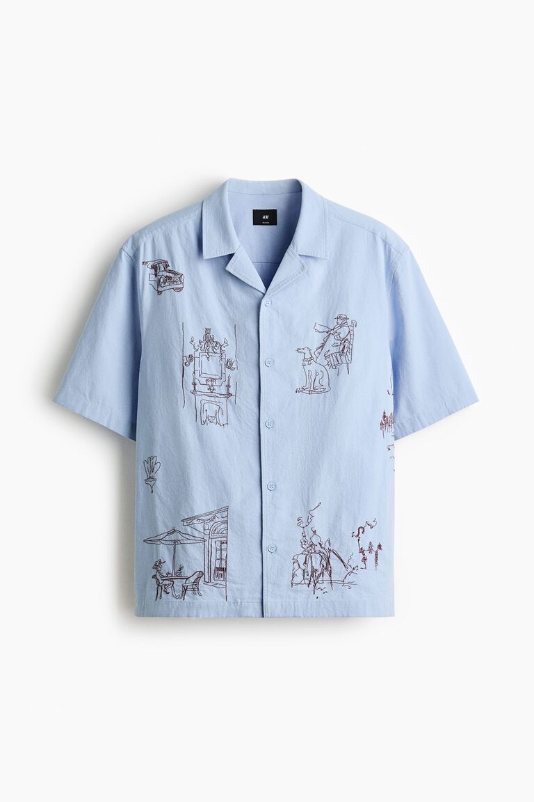 Relaxed Fit Cotton resort shirt