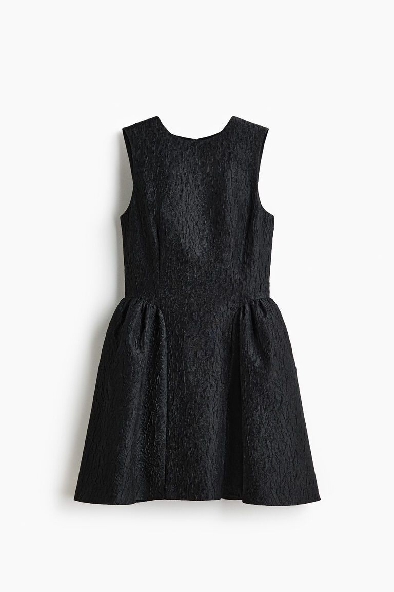 Jacquard-weave dress