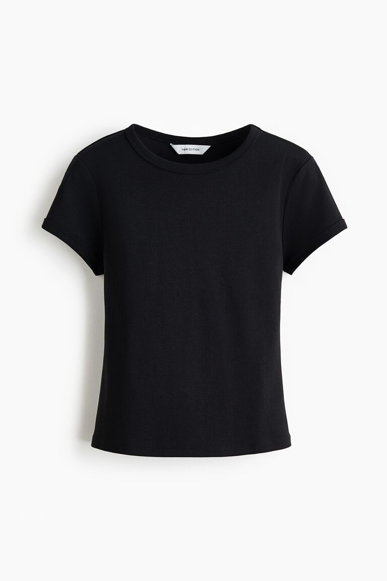 Ribbed T-shirt