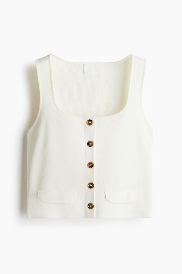 Knitted waistcoat