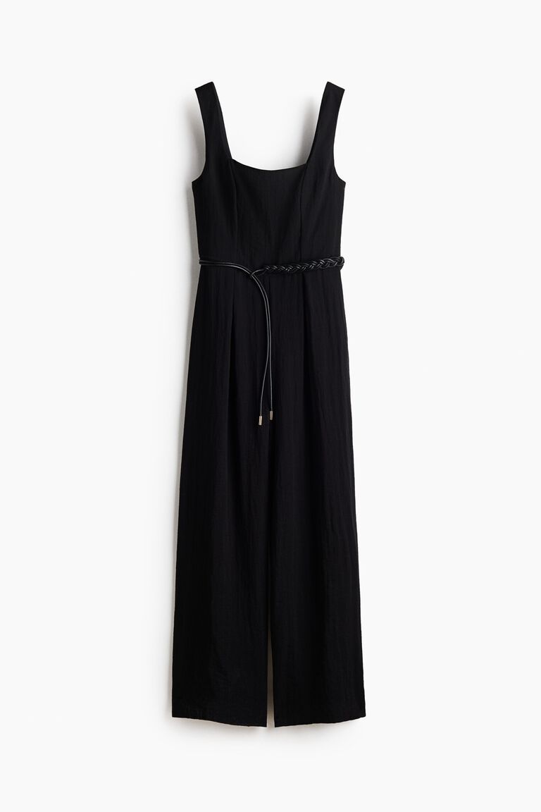 Belted jumpsuit