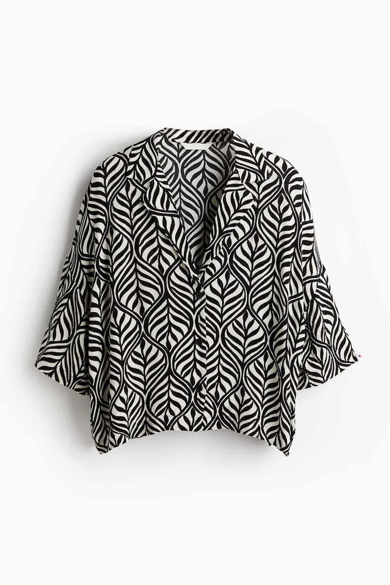 Oversized resort shirt