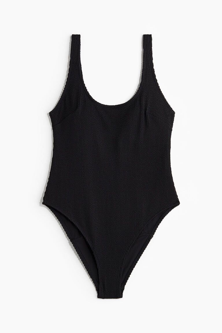 Padded-cup High-leg swimsuit