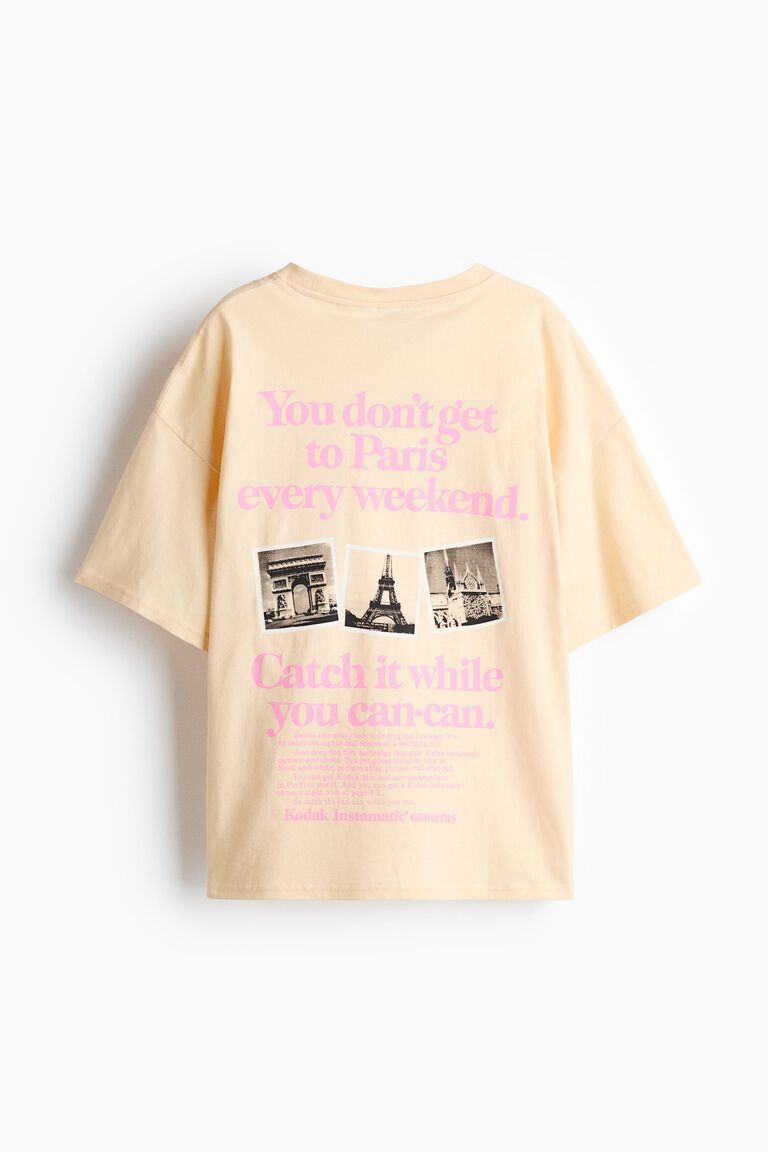 Oversized printed T-shirt