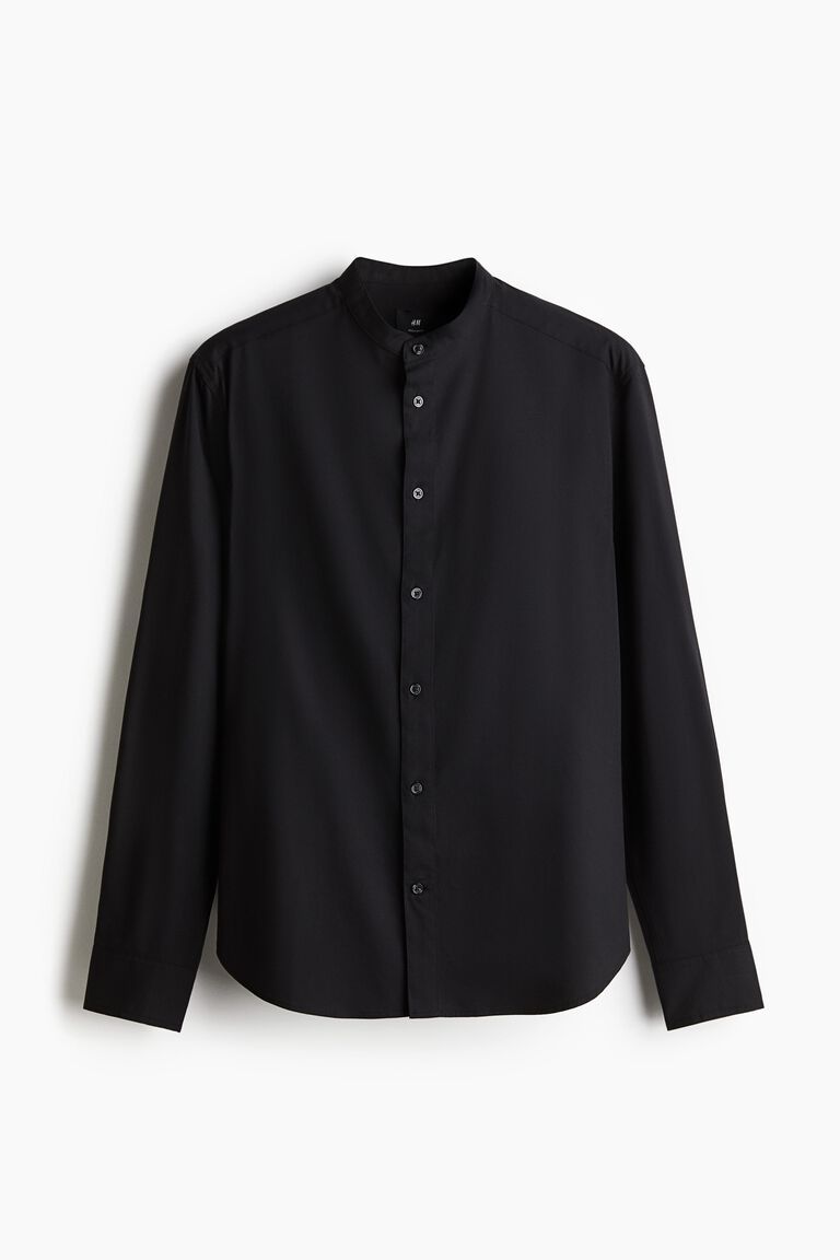 Regular Fit Grandad shirt