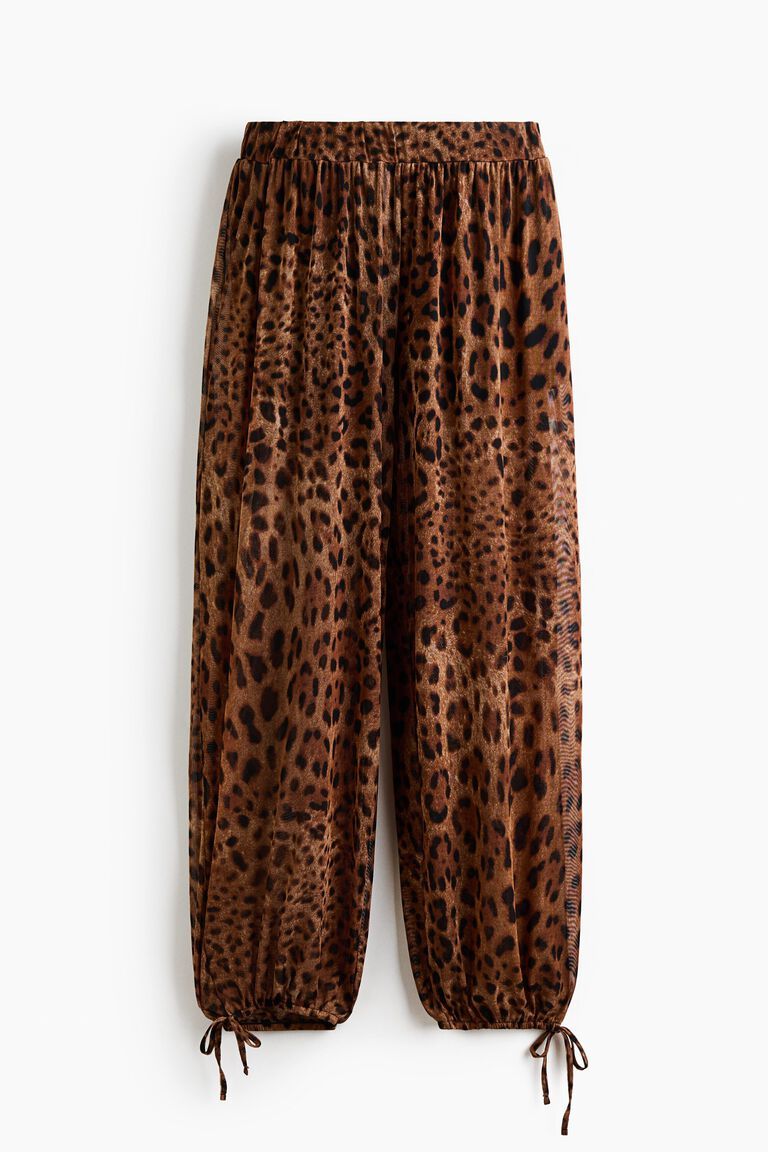 Mesh balloon trousers
