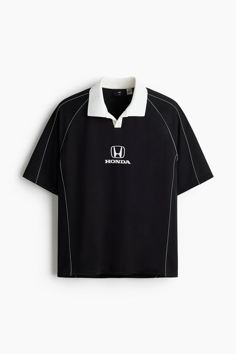 Oversized Fit Printed football shirt