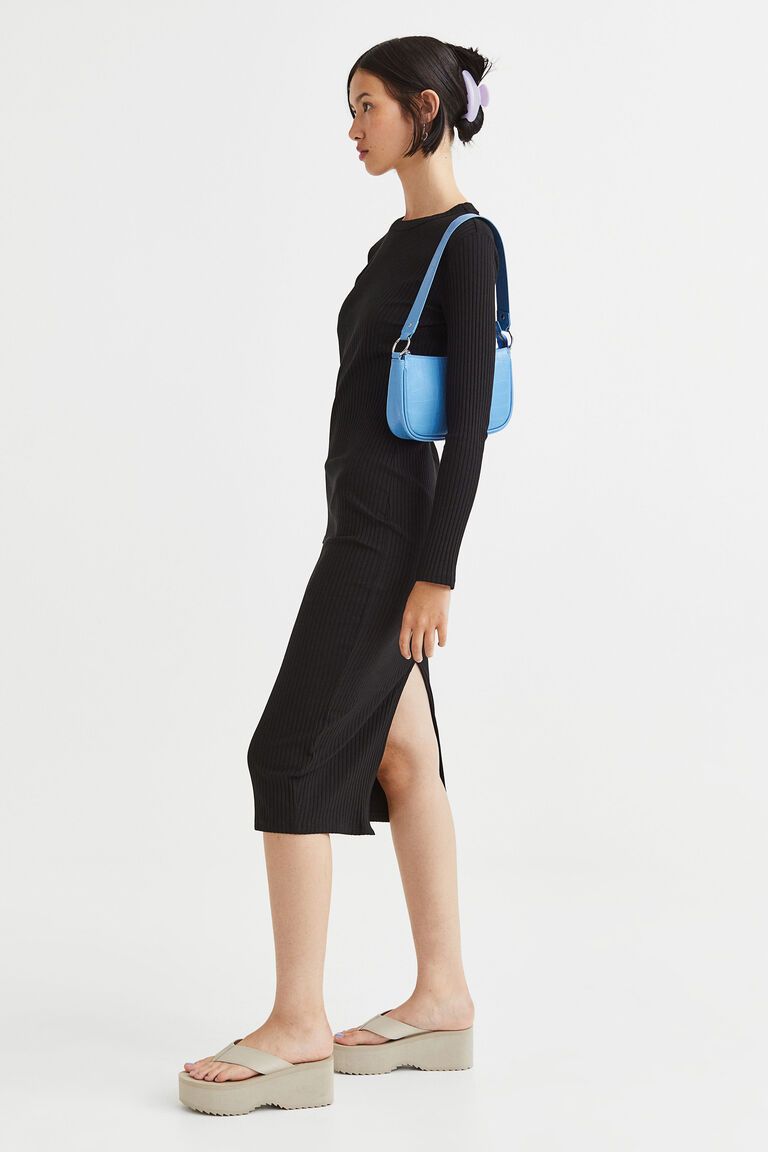 Ribbed bodycon dress