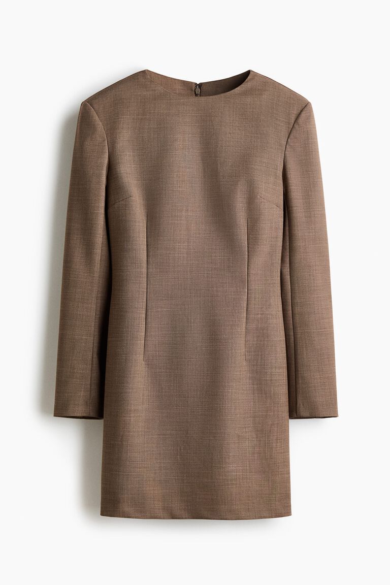 Shoulder-pad dress