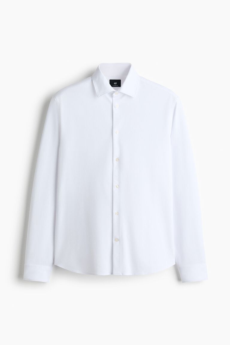 Four-Way Stretch Slim Fit Shirt