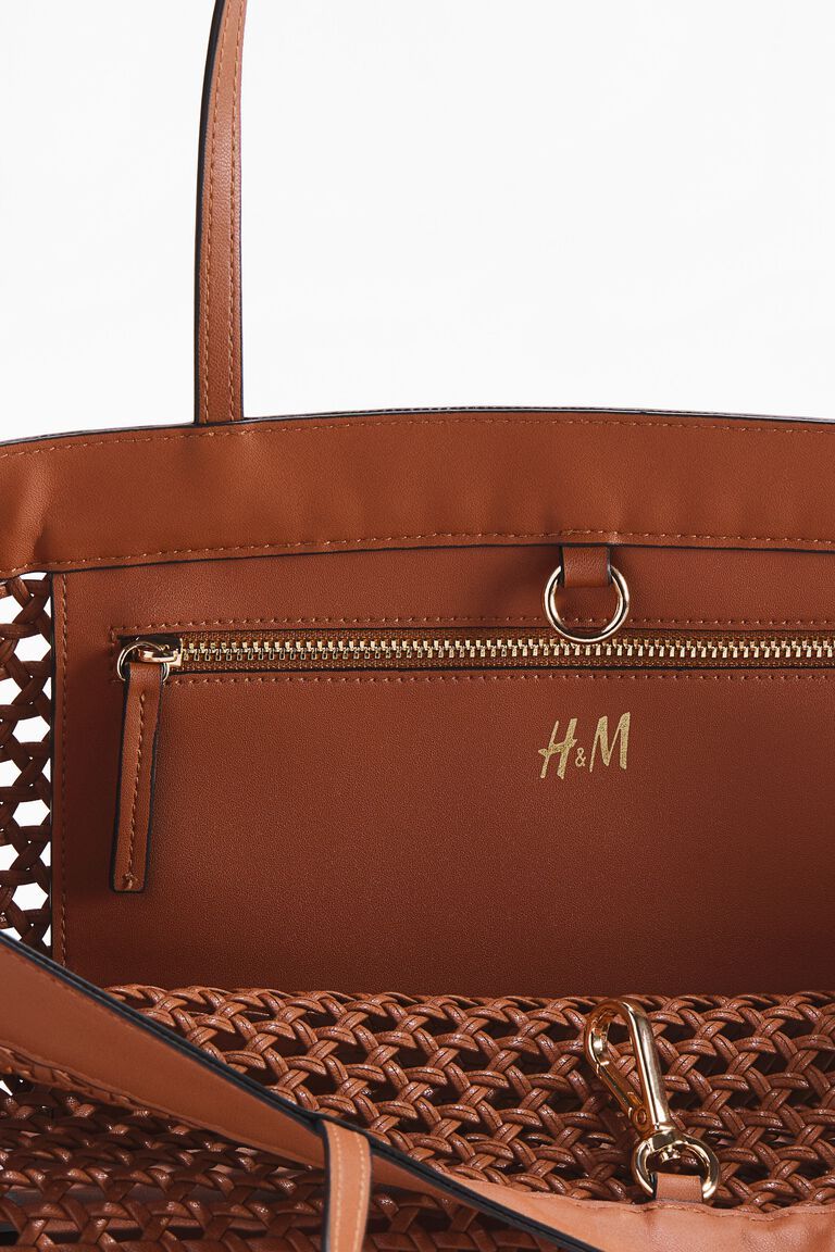 Lattice-weave shopper
