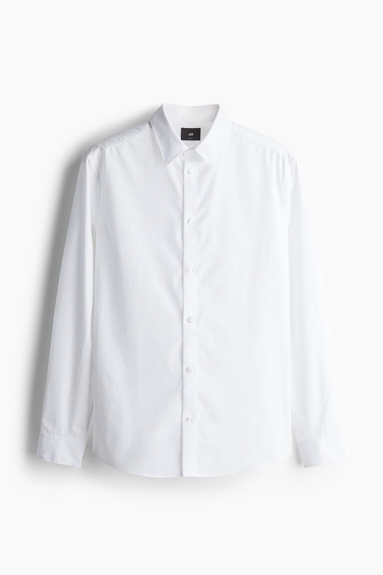 Slim Fit Pima cotton shirt