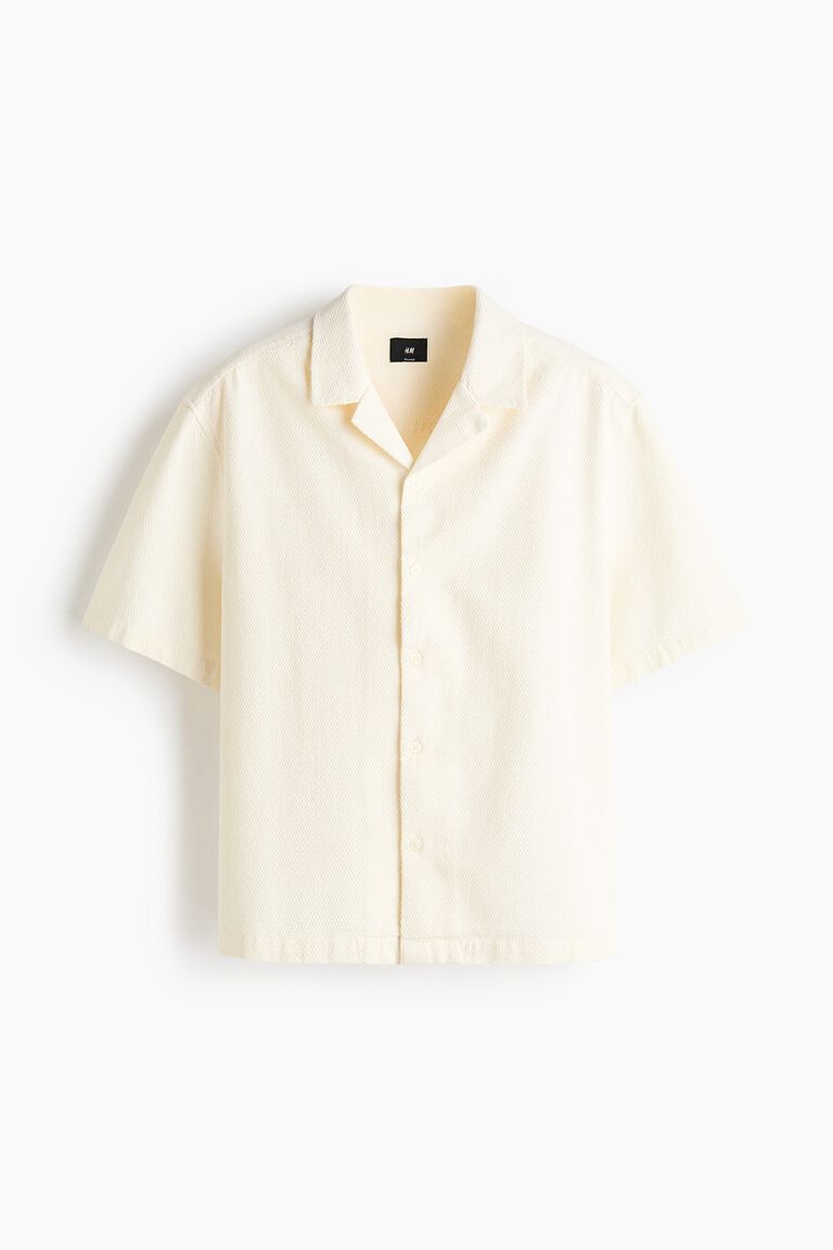 Relaxed Fit Waffled resort shirt