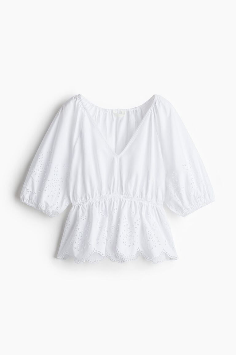 Broderie anglaise blouse