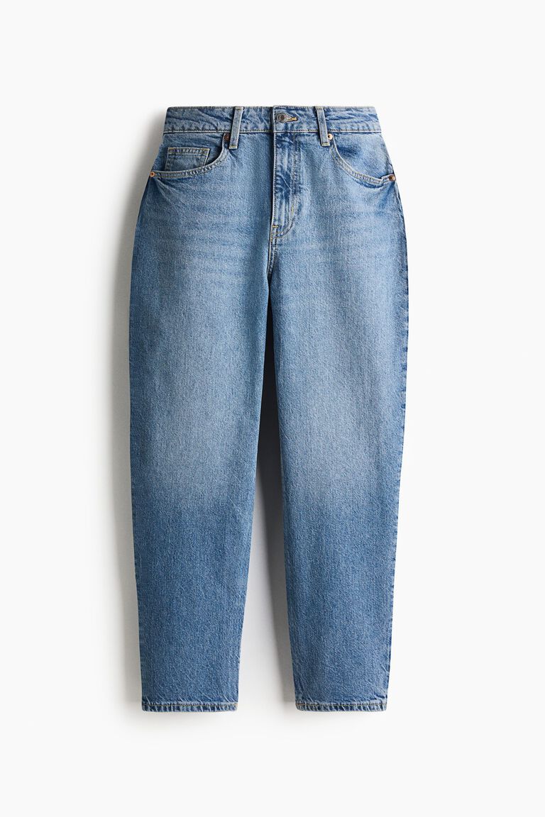 Slim Fit Mom High Ankle Jeans