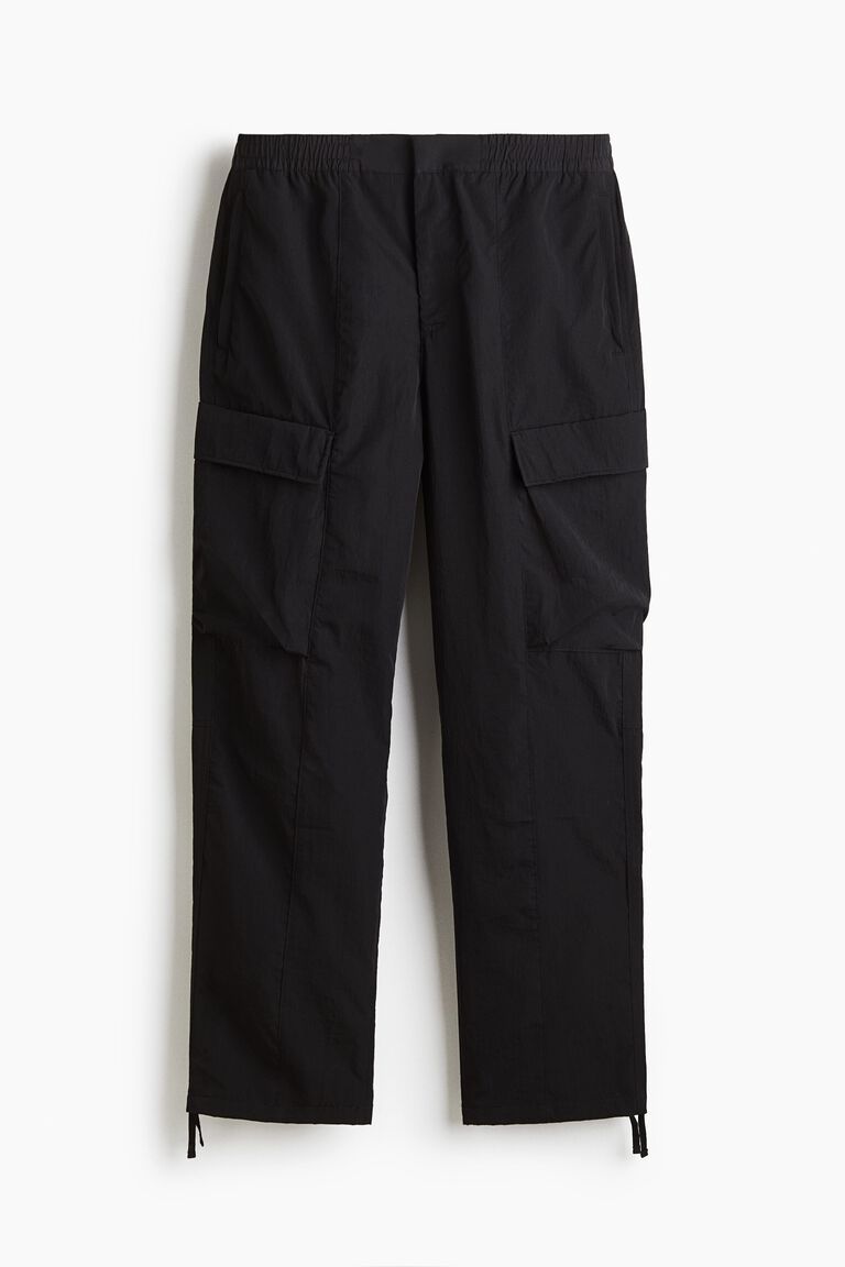 Relaxed Fit Nylon cargo trousers