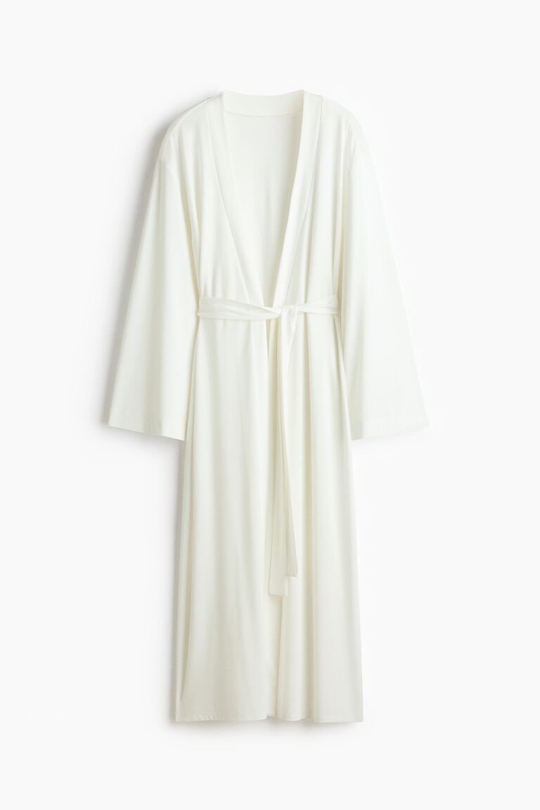 Jersey dressing gown