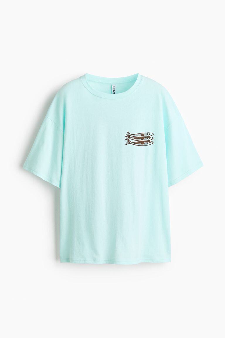 Oversized printed T-shirt