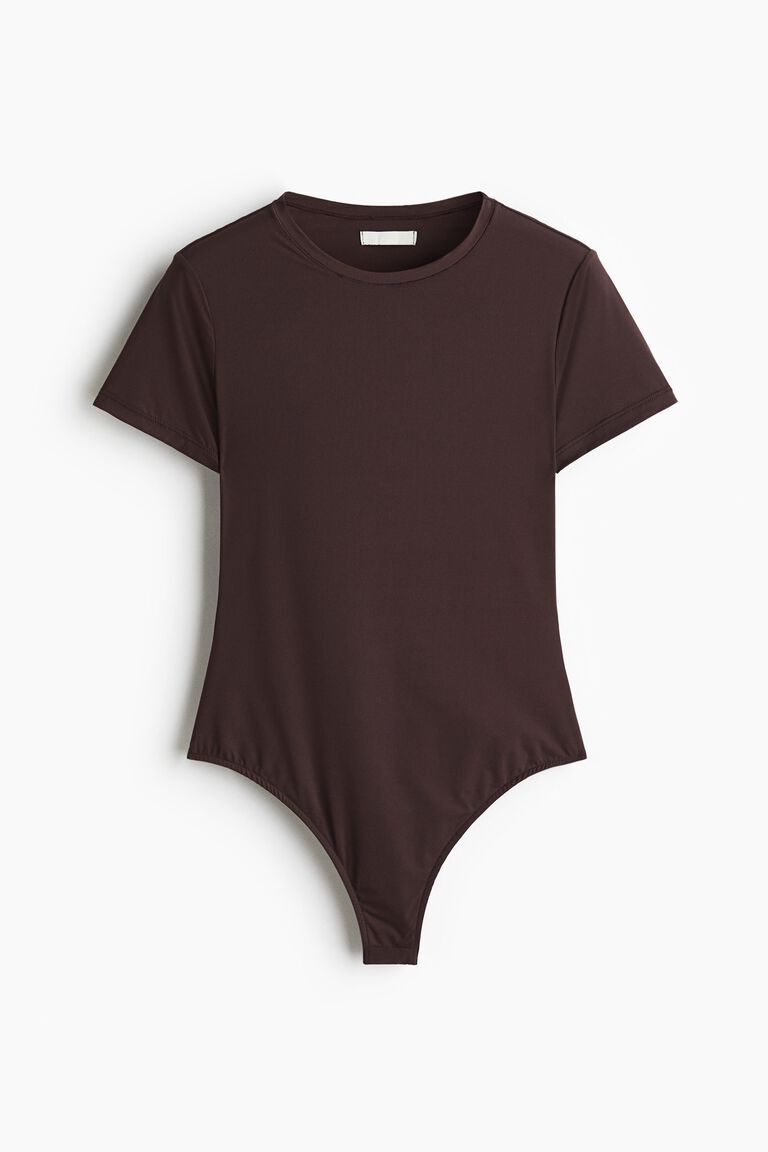 Short-sleeved microfibre body
