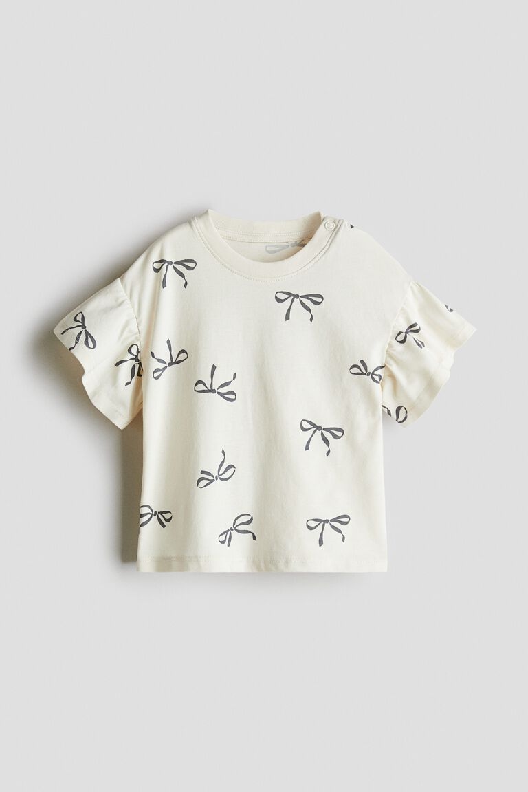 Printed cotton top