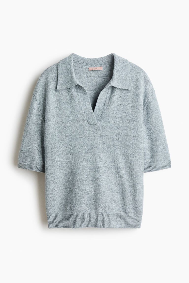 Short-sleeved polo shirt