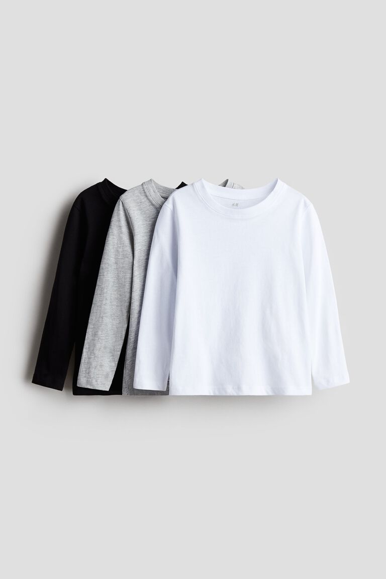 3-pack long-sleeved T-shirts