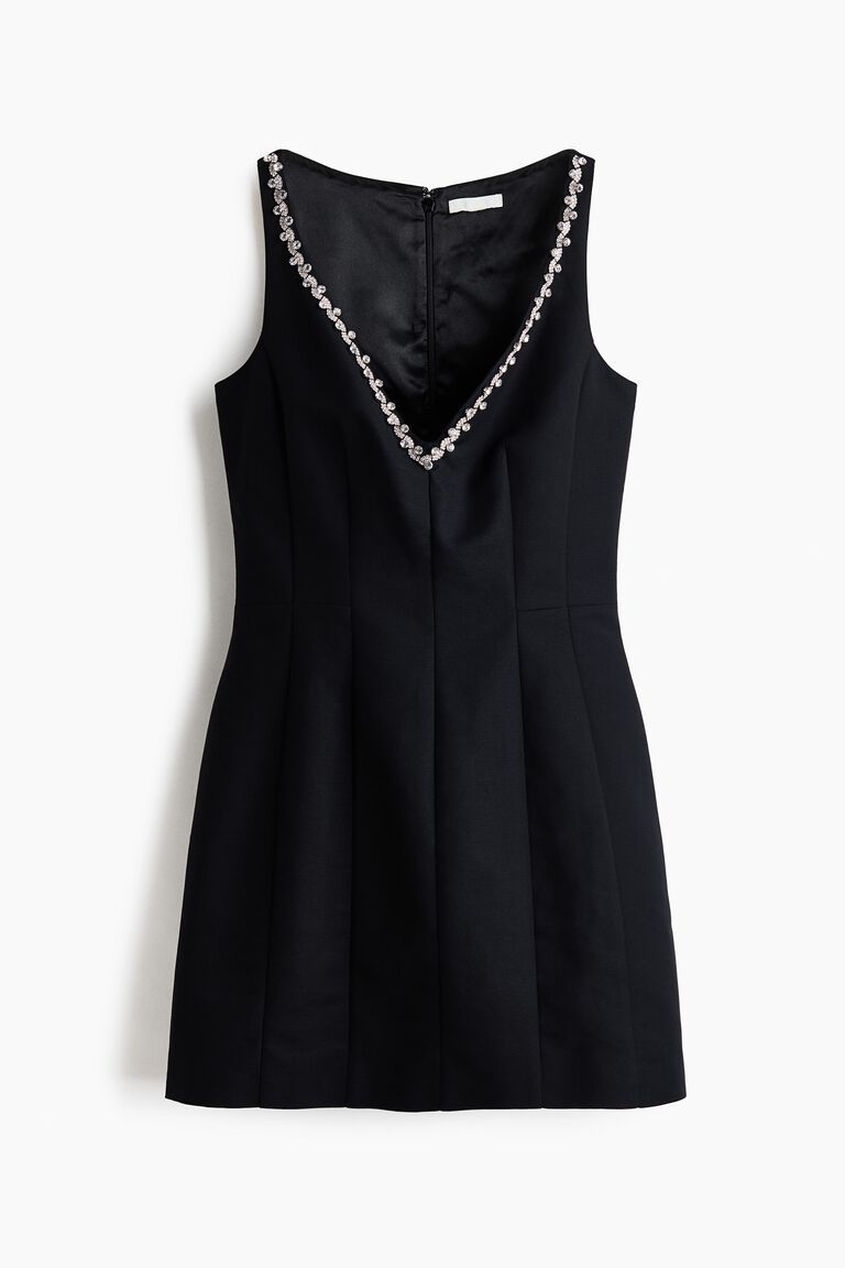 Rhinestone-embellished dress