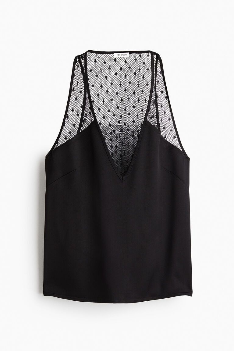 Mesh vest top