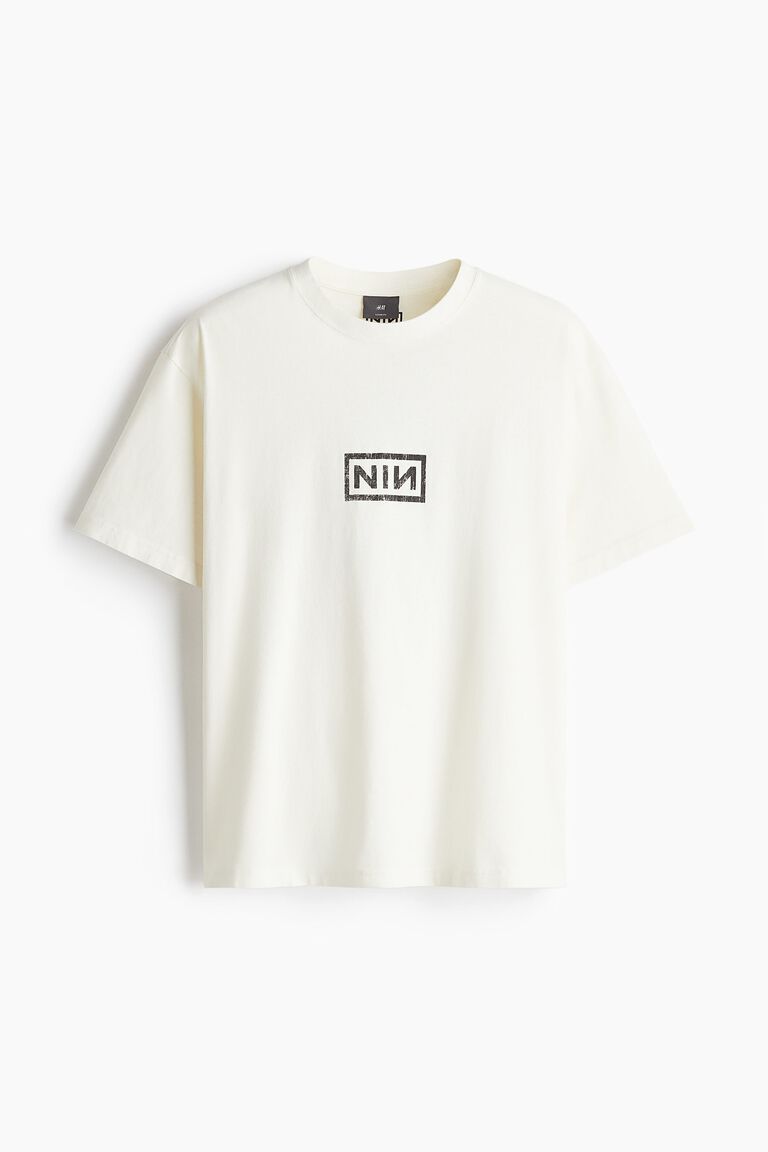 Loose Fit Vintage-look printed T-shirt