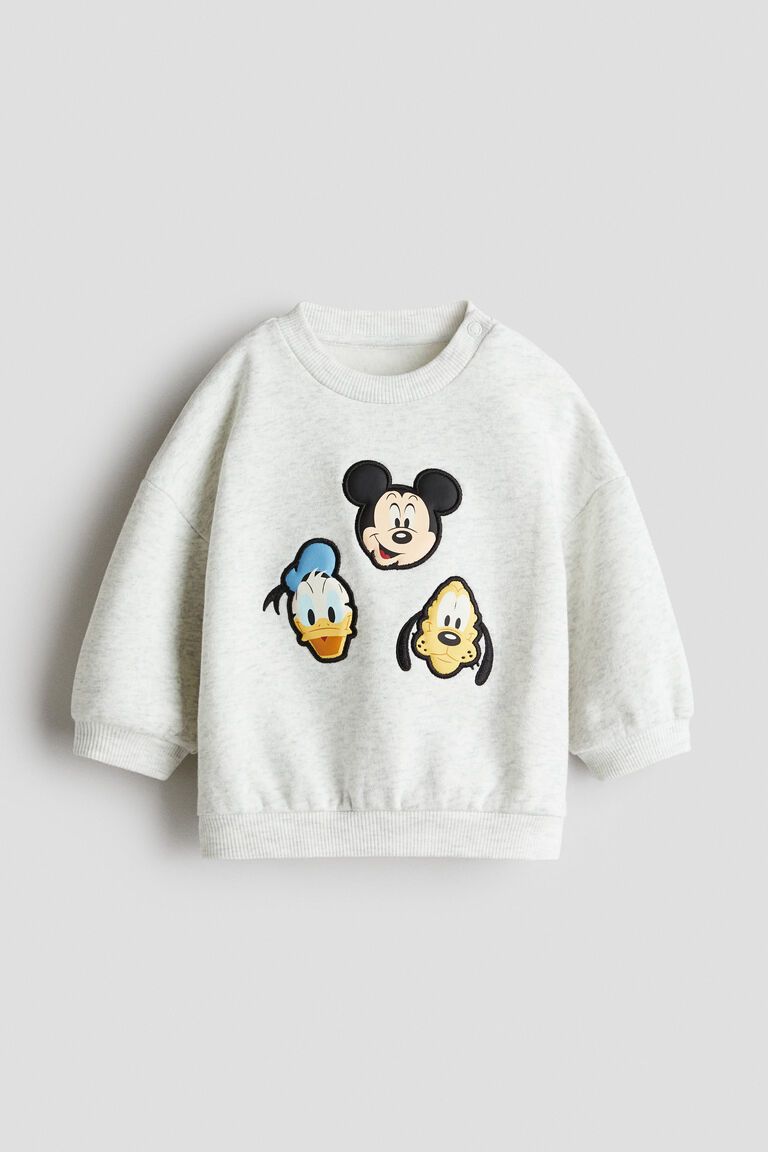 Print-motif sweatshirt