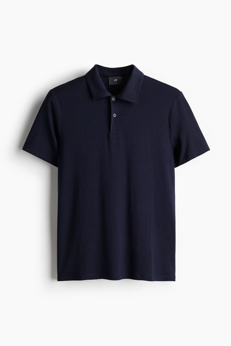 Slim Fit Lyocell polo shirt