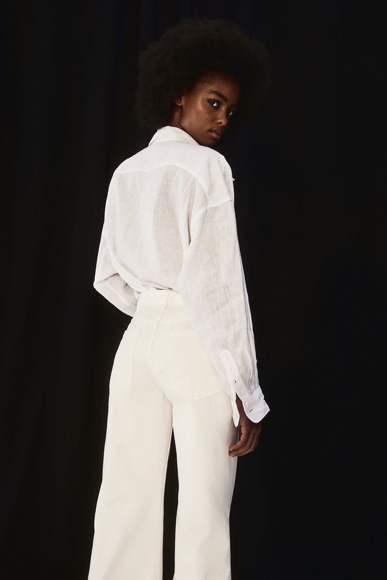 Oversized linen shirt