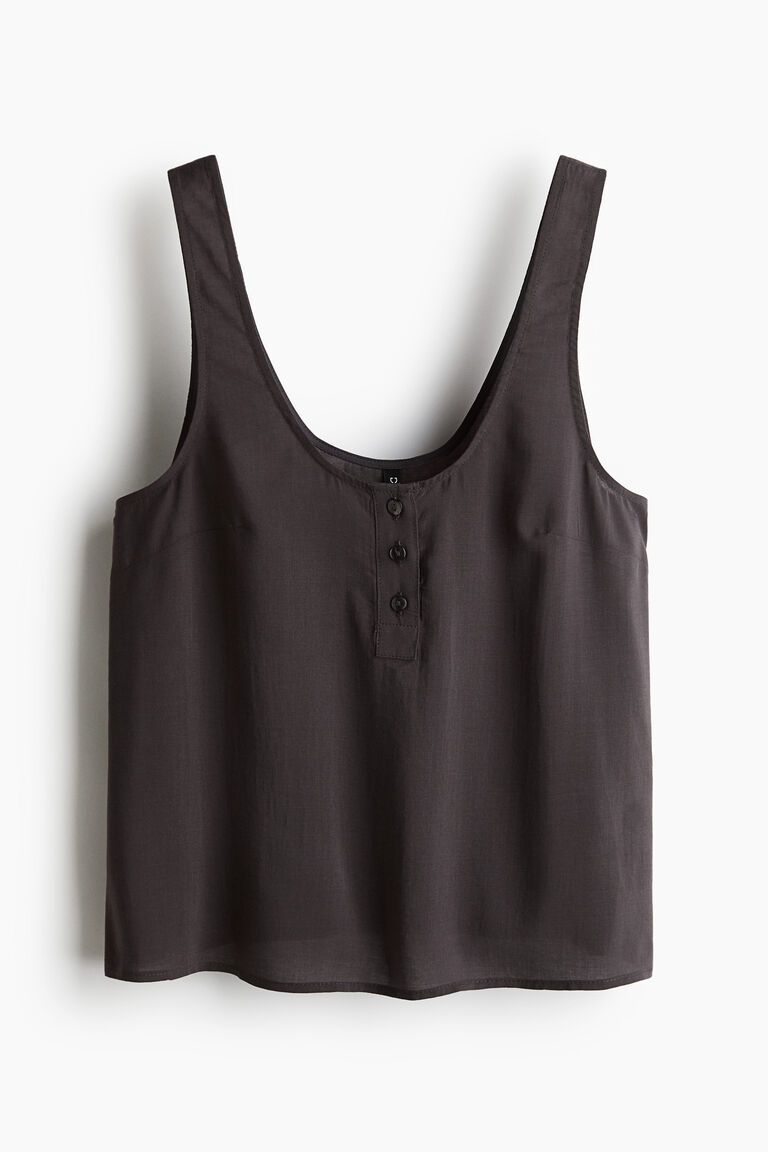 Button-top vest top