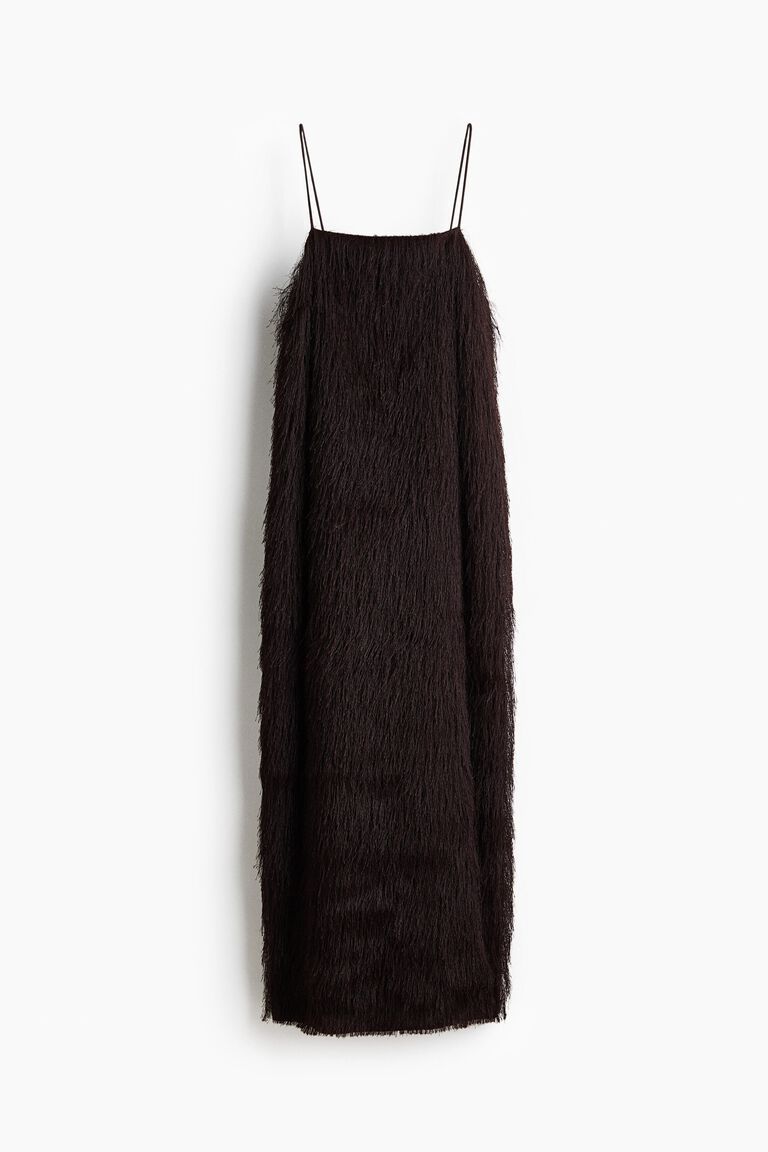 Fringed strappy dress