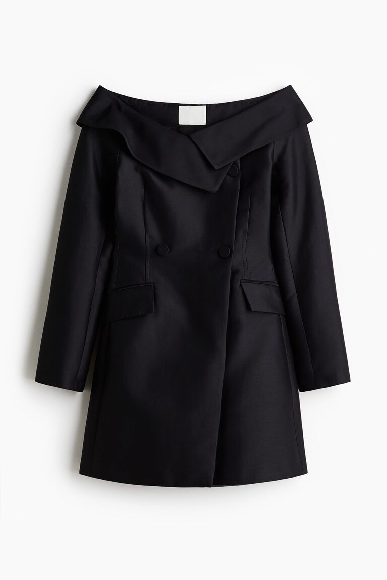 Double-breasted blazer dress