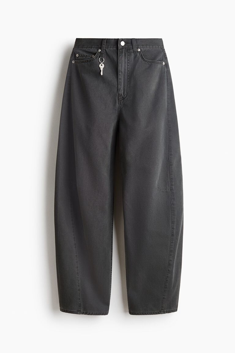 Barrel Regular Waist Jeans