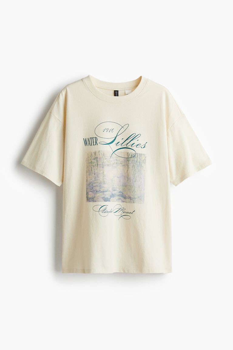 Oversized printed T-shirt