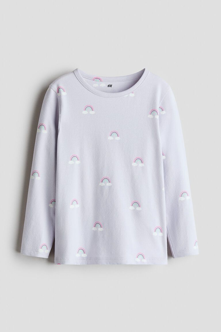 Printed cotton top