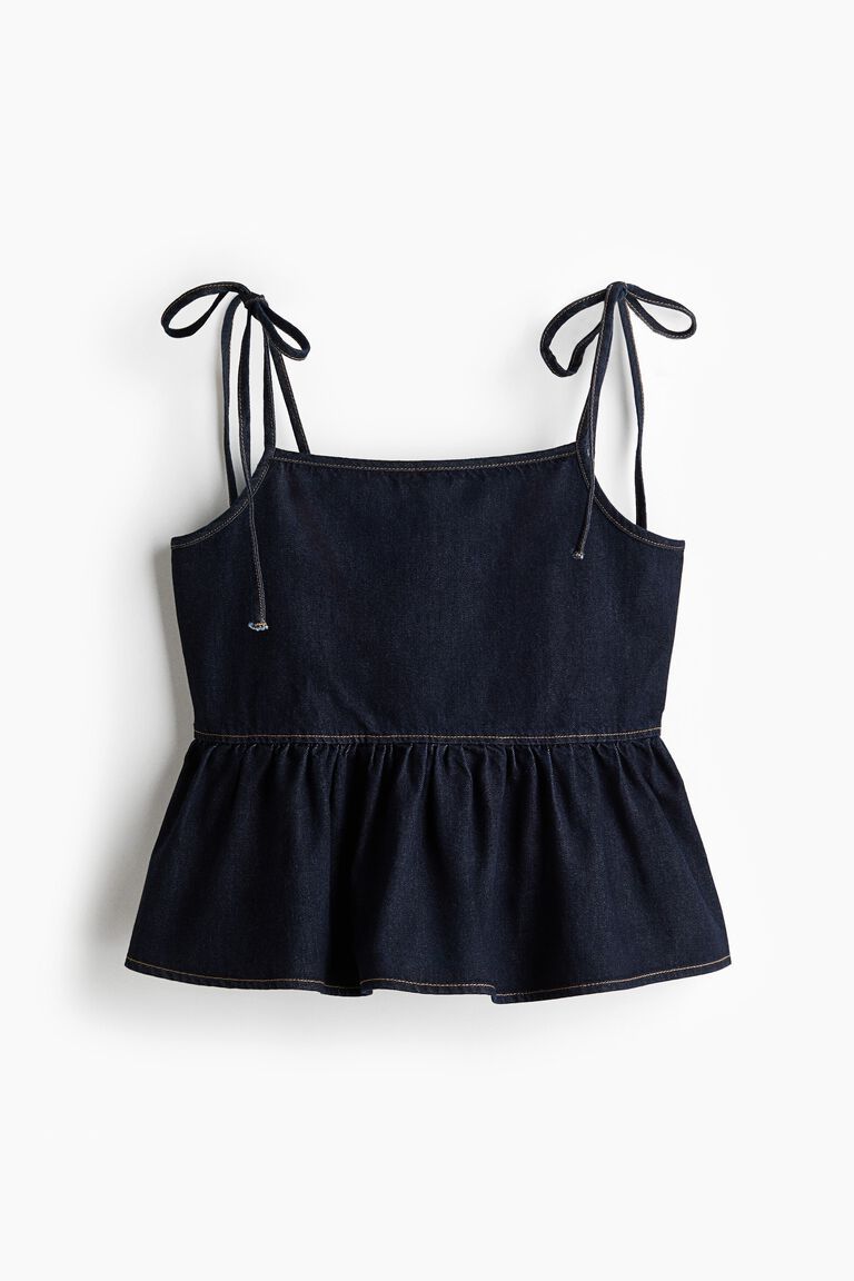 Tie-strap top