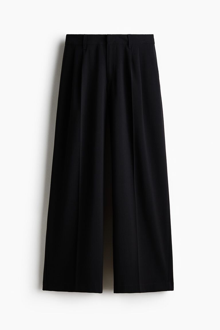 Wide tailored trousers