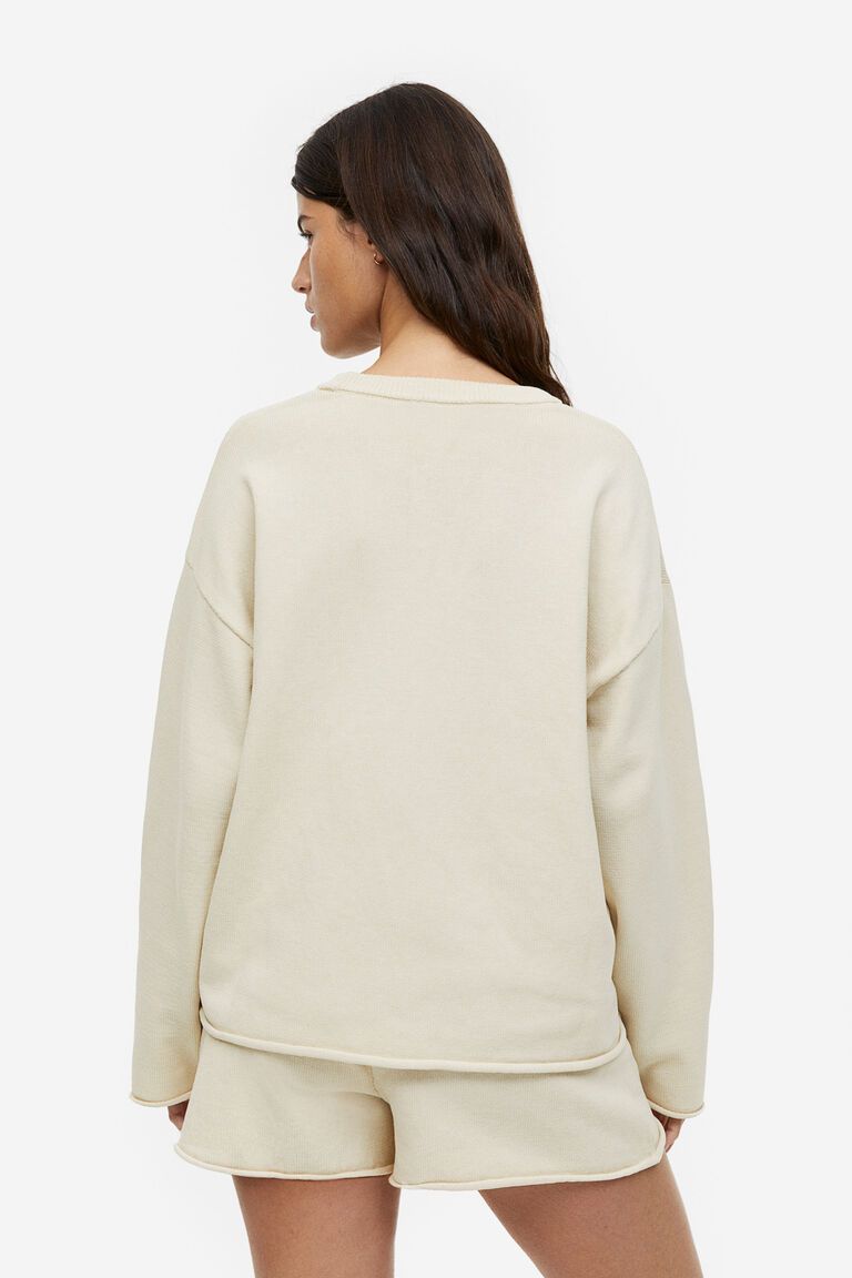 Fine-knit shorts