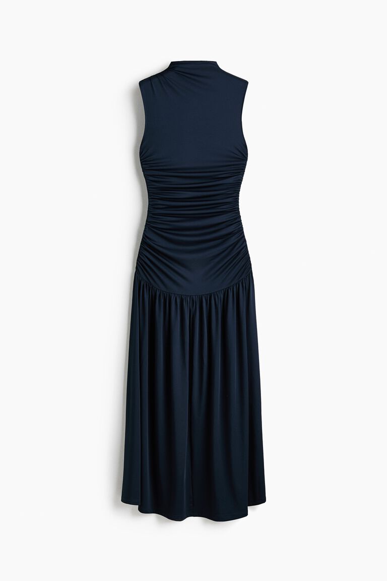 Draped jersey dress